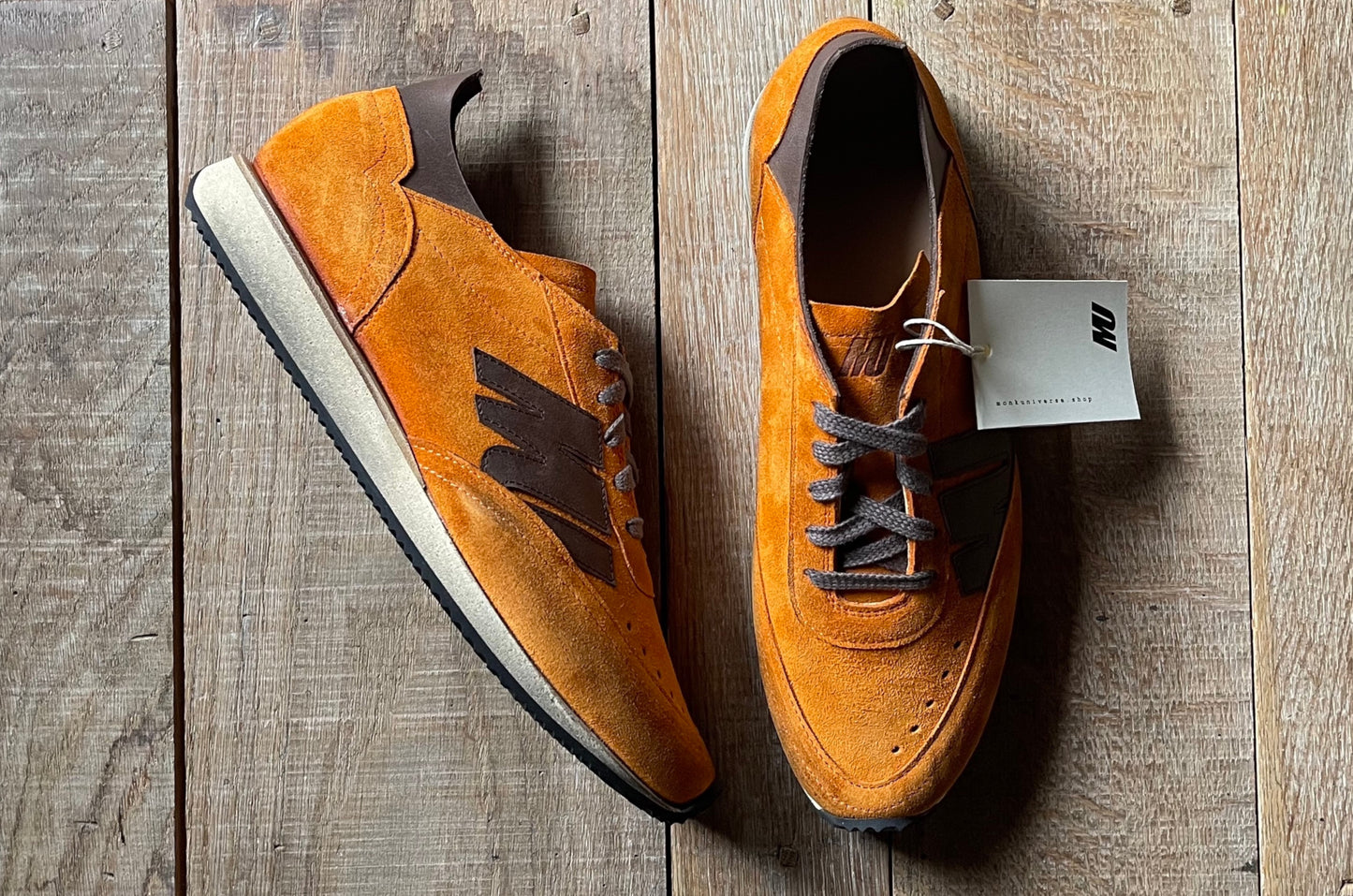 LIMITED EDITION MANDARIN/BROWN - RUNNING MONK (vegetal tunned lining)
