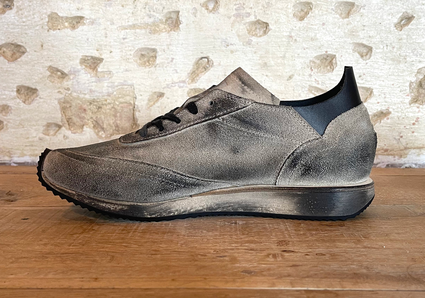 RUNNING MONK Full Brushed (vegetal tunned lining) Sand/Black