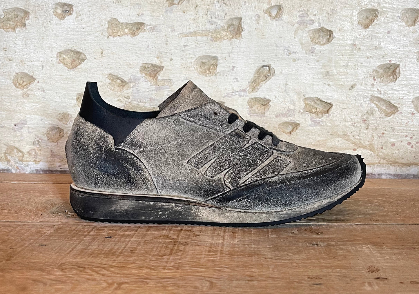 RUNNING MONK Full Brushed (vegetal tunned lining) Sand/Black