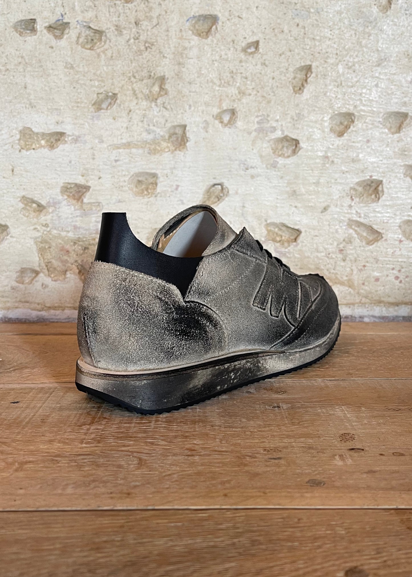 RUNNING MONK Full Brushed (vegetal tunned lining) Sand/Black