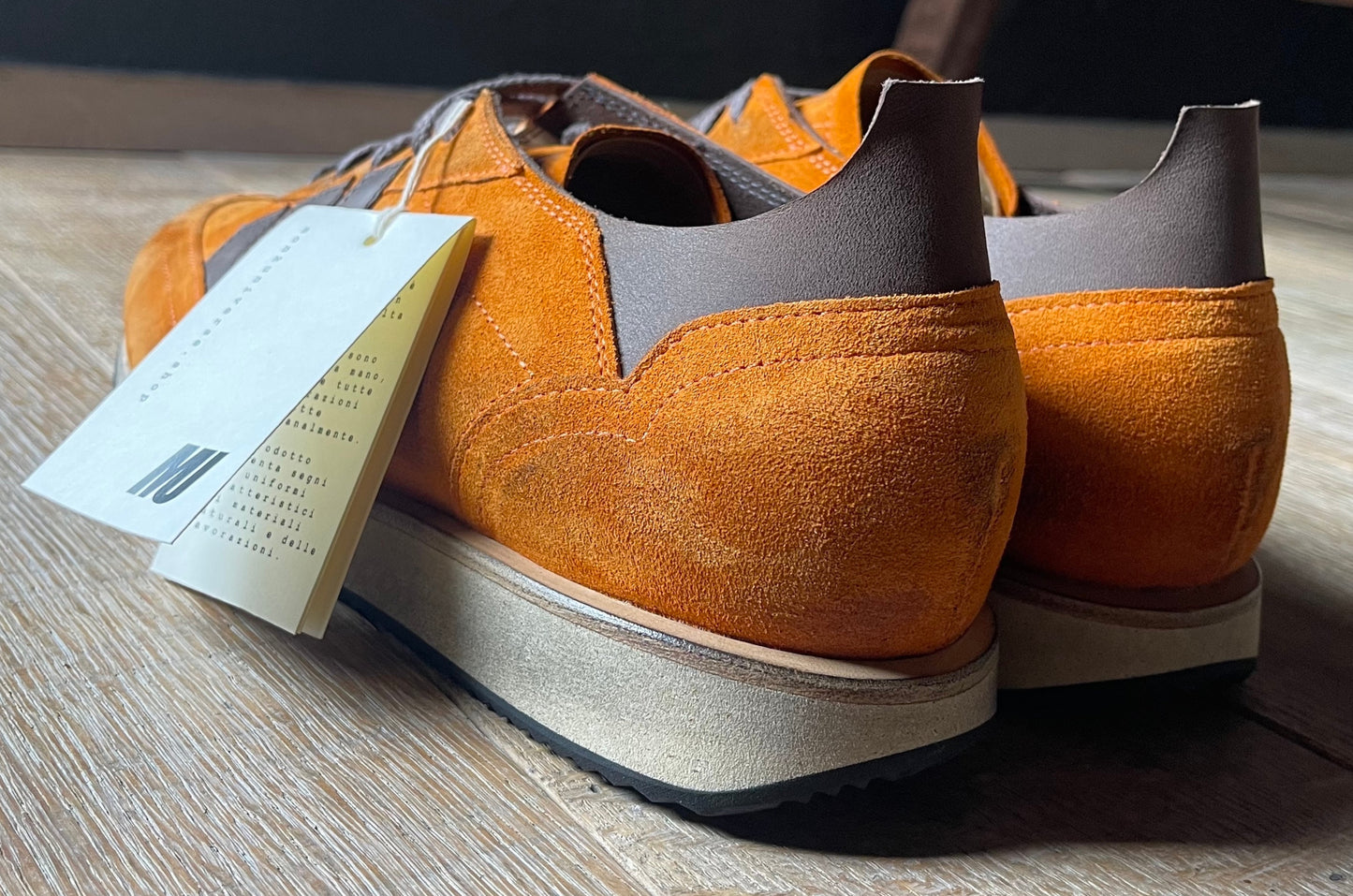 LIMITED EDITION MANDARIN/BROWN - RUNNING MONK (vegetal tunned lining)